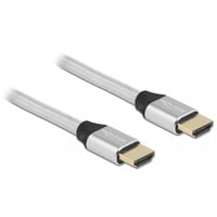 DeLOCK Ultra High Speed HDMI kabel Zilver, 3 meter, 8K 60Hz, 48 Gbps