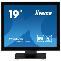 iiyama ProLite T1932MSC-B2S 19" touchscreen monitor Zwart, VGA, HDMI, DisplayPort, Audio, Touchscreen