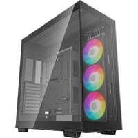 DeepCool CH780 midi tower behuizing Zwart | 4x USB-A | 1x USB-C | RGB | Window