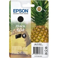 Epson 604 Singlepack Zwarte inkt Zwart