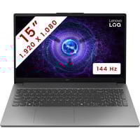 Lenovo LOQ 15IAX9E (83LK007HMB) 15.6"  gaming laptop Grijs | Core i7-12650HX | RTX 4050 | 16 GB | 1 TB SSD | 144 Hz