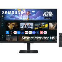 Samsung Smart Monitor M5 M50F 27" Zwart, 2x HDMI, 2x USB-A, 2x HDMI, USB-A, Wi-Fi 5, BT