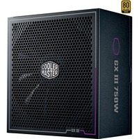 Cooler Master GX III Gold, 750 Watt voeding  Zwart, 3x PCIe, Kabelmanagement