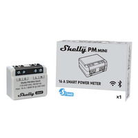 Shelly PM Mini Gen 3 energiebesparing Grijs, Bluetooth 4.2, WiFi