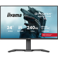 iiyama G-Master Red Eagle GB2471HS-B1 23.8" gaming monitor Zwart, 240Hz, HDMI, DisplayPort, Audio, NVIDIA G-Sync