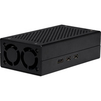 Joy-IT M2-Hat Alucase voor Raspberry Pi 5, behuizing Zwart