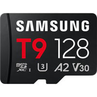 Samsung T9 microSD 128 GB geheugenkaart Zwart, UHS-I U3, Class 10, V30