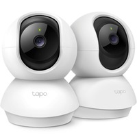 TP-Link Tapo C200P2 bolvormig IP-beveiligingscamera voor binnen Wit, 2 stuks