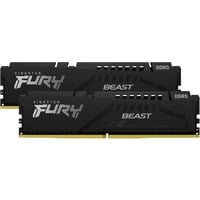 Kingston FURY Beast 64 GB DDR5-5600 (2x 32 GB) werkgeheugen Zwart, KF556C36BBEK2-64, EXPO