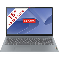 Lenovo IdeaPad Slim 3 15AMN8 (82XQ00WVMB) 15.6"  laptop Grijs | Ryzen 5 7520U | Radeon 610M | 16 GB | 512 GB SSD