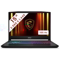 MSI Katana 15 HX (B14WGK-040BE) 15.6" gaming laptop Zwart | Core i9 14900HX | RTX 5070 | 16 GB | 1 TB SSD | 165 Hz