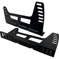 Trak Racer Oversized stoelbeugels bevestiging Zwart, 2 stuks