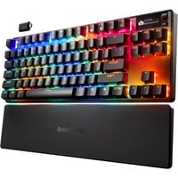 SteelSeries Apex Pro TKL Wireless Gen 3 RGB mechanisch gaming toetsenbord Zwart, US lay-out (QWERTY), SteelSeries OmniPoint 3.0, 80% (TKL)	, Bluetooth, 2.4 GHz, USB