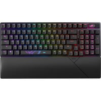 ASUS ROG Strix Scope II 96 Wireless RGB mechanisch gaming toetsenbord Zwart, BE lay-out (AZERTY), ROG NX Snow, 96%, Hot-swappable, Bluetooth, 2.4 GHz, USB 2.0