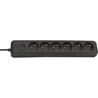 Brennenstuhl Eco-Line 6-voudige stekkerdoos Zwart, 6x stekker