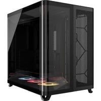 Corsair AIR 5400 RS-R ARGB  midi tower behuizing Zwart | 3x USB-C | RGB | Tempered Glass