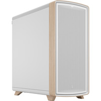 Fractal Design Summit Chalk White Solid midi tower behuizing Wit/houtkleur | 2x USB-A | 1x USB-C