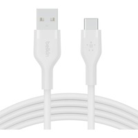 Belkin BoostCharge Flex USB-A/USB-C-kabel Wit, 1 meter