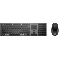 HP 720 draadloos toetsenbord en muis desktopset Zwart, BE lay-out (AZERTY), 100%, 1600 dpi - 4000 dpi