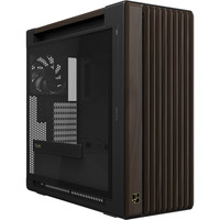 ASUS ProArt PA602 Wood Edition Retro Brown - Tempered Glass Panel big tower behuizing Bruin/houtkleur | 4x USB-A | 1x USB-C | Tempered Glass