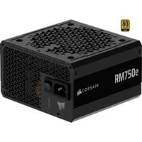 Corsair RM750e (2024), 750 Watt voeding  Zwart, 1x 12VHPWR, 1x PCIe, Kabel-Management