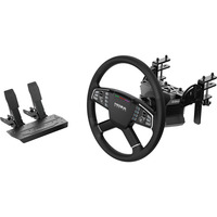 MOZA Trucking bundel Zwart, Stuur, wielbasis en pedalen