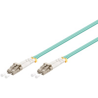 goobay Optische LC-LC Multimode (OM3) glasvezelkabel Azuurblauw, 15 meter