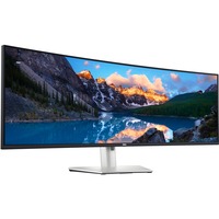 Dell UltraSharp U4924DW 49" Curved UltraWide monitor Zilver/zwart, 2x HDMI, Mini-DisplayPort, 5x USB-A, 5x USB-C, RJ-45