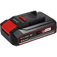 Einhell Einh Akku 18V 2,5Ah Power X-Change oplaadbare batterij Zwart/rood