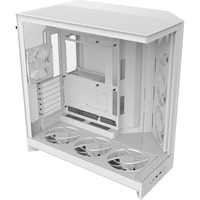 NZXT H9 Flow RGB+ midi tower behuizing Wit (mat) | 2x USB-A | 1x USB-C | RGB | Tempered Glass
