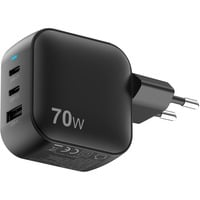 Sitecom 70W GaN Power Delivery wandoplader Zwart