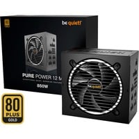 be quiet! Pure Power 12M modulaire 850 watt voeding  Zwart, 1x 12V-2x6, 4x PCIe, 4x PCIe, Kabelmanagement