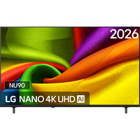 LG NANO 4K UHD AI 65" Ultra HD Led-tv Zwart, 3x HDMI, USB, Bluetooth, LAN, WLAN, CI+, HDR10