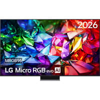 LG Micro RGB evo AI MRGB96 (86MRGB96B9B) 86" 4K Ultra HD Led-tv Zwart, 4x HDMI, 2x USB, Optisch, Bluetooth, LAN, WLAN, CI+, HDR10