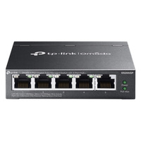 TP-Link Omada ES205GP switch Zwart, 4x PoE+