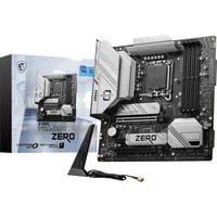 MSI B760M PROJECT ZERO socket 1700 moederbord RAID, 2.5Gb-LAN, Wi-Fi 6E, BT, Sound, µATX