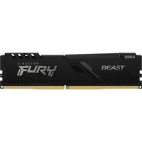 Kingston FURY Beast 8 GB DDR4-3200 (1x 8 GB) werkgeheugen Zwart, KF432C16BB/8, XMP 2.0