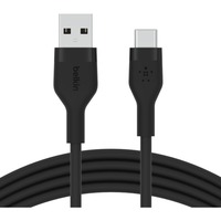 Belkin BoostCharge Flex USB-A/USB-C-kabel Zwart, 3 meter