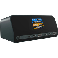 ICY BOX IB-DK2300-CH dockingstation Zwart