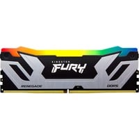 Kingston FURY 24 GB DDR5-8400 (1x 24 GB) werkgeheugen Zilver/zwart, KF584CU40RSA-24, Renegade Silver RGB, XMP 3.0