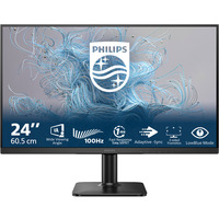 Philips 24E2N1100LB 23.8" monitor Zwart, 100 Hz, VGA, HDMI