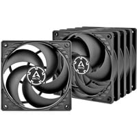 Arctic P12, 5 stuks case fan Zwart