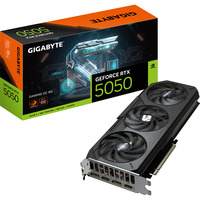 GIGABYTE GeForce RTX 5050 GAMING OC 8G grafische kaart 2x DisplayPort, 2x HDMI 2.1, DLSS 4