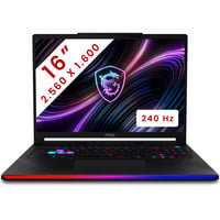MSI Raider 16 Max HX (B2WJ-039BE) 16"  gaming laptop Zwart | Core Ultra 9 275HX | RTX 5090 | 32 GB | 1 TB SSD | 240 Hz