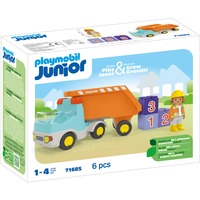 PLAYMOBIL Junior - Kiepwagen Constructiespeelgoed 71685