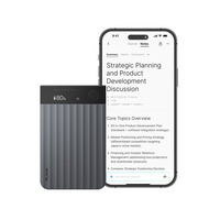 Plaud Note Pro dicteerapparaat Zwart, 64 GB, Bluetooth (BLE 5.4), Dual-band Wi-Fi (2.4GHz & 5GHz)