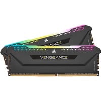 Corsair 32 GB DDR4-3200 (2x 16 GB) Kit werkgeheugen Zwart, CMH32GX4M2E3200C16, Vengeance RGB PRO SL, XMP 2.0