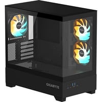 GIGABYTE C201 PANORAMIC midi tower behuizing Zwart | 2x USB-A | RGB | Window