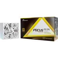 Seasonic FOCUS-GX-750-V4 750W ATX3.0 voeding Wit, 1x 12VHPWR, 2x PCIe, kabelmanagement
