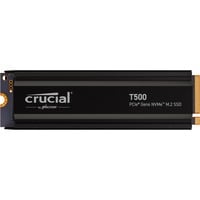 Crucial T500 1 TB met heatsink SSD Zwart, PCIe 4.0 x4, NVMe, M.2 2280